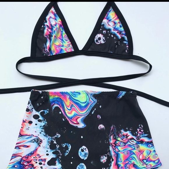 Acidbath wrap bralette - Picture 3 of 4